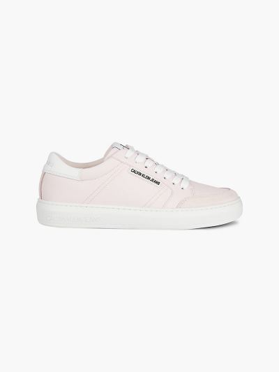 Calvin Klein Cipők HU128790 | Calvin Klein Faux Bőr Női Sportcipő Rózsaszín